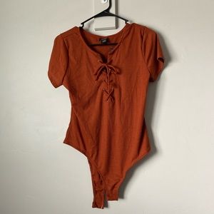 Burnt orange rue 21 one piece